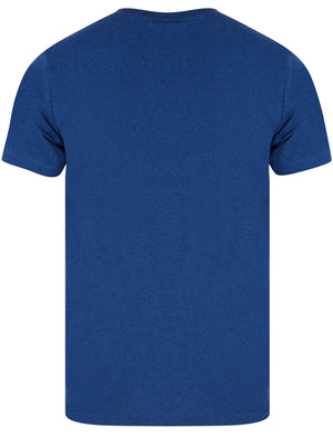 Swift Motif Cotton Jersey Grindle T-Shirt in Mid Blue - Tokyo Laundry
