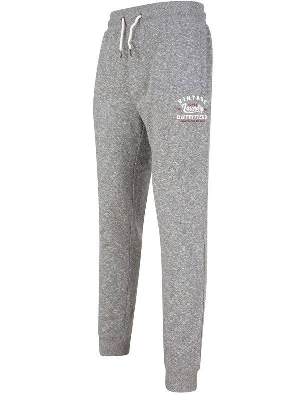 Swifter Brushback Fleece Cuffed Joggers in Light Grey Siro - Tokyo Laundry