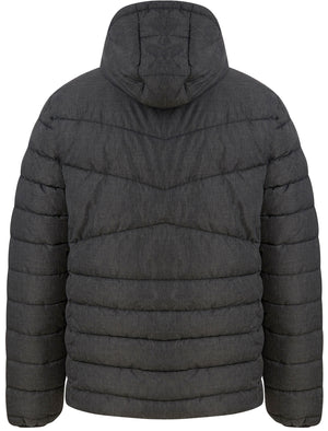 Teddington Quilted Puffer Jacket with Hood in Grey - Tokyo Laundry Active Tech