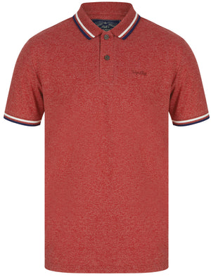 Thornwood Grindle Cotton Pique Polo Shirt In Chilli Pepper Red - Tokyo Laundry