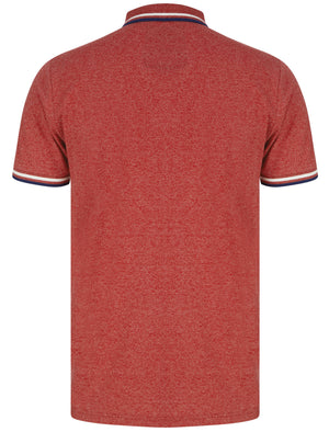 Thornwood Grindle Cotton Pique Polo Shirt In Chilli Pepper Red - Tokyo Laundry
