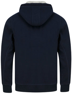 Thought Fleece Pullover Hoodie with Borg Lined Hood in Sky Captain Navy - Tokyo Laundry
