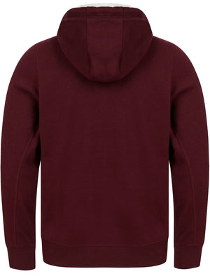 Thought Fleece Pullover Hoodie with Borg Lined Hood in Winetasting - Tokyo Laundry