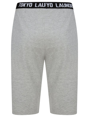 Wearside Cotton Jersey Lounge Shorts In Light Grey Marl - Tokyo Laundry