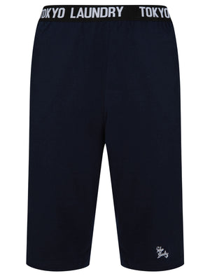 Wearside Cotton Jersey Lounge Shorts In Sky Captain Navy - Tokyo Laundry