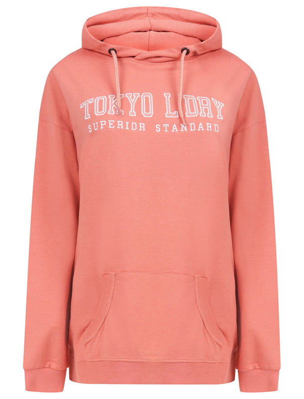 Arta Loopback Fleece Pullover Hoodie in Mauveglow - Tokyo Laundry