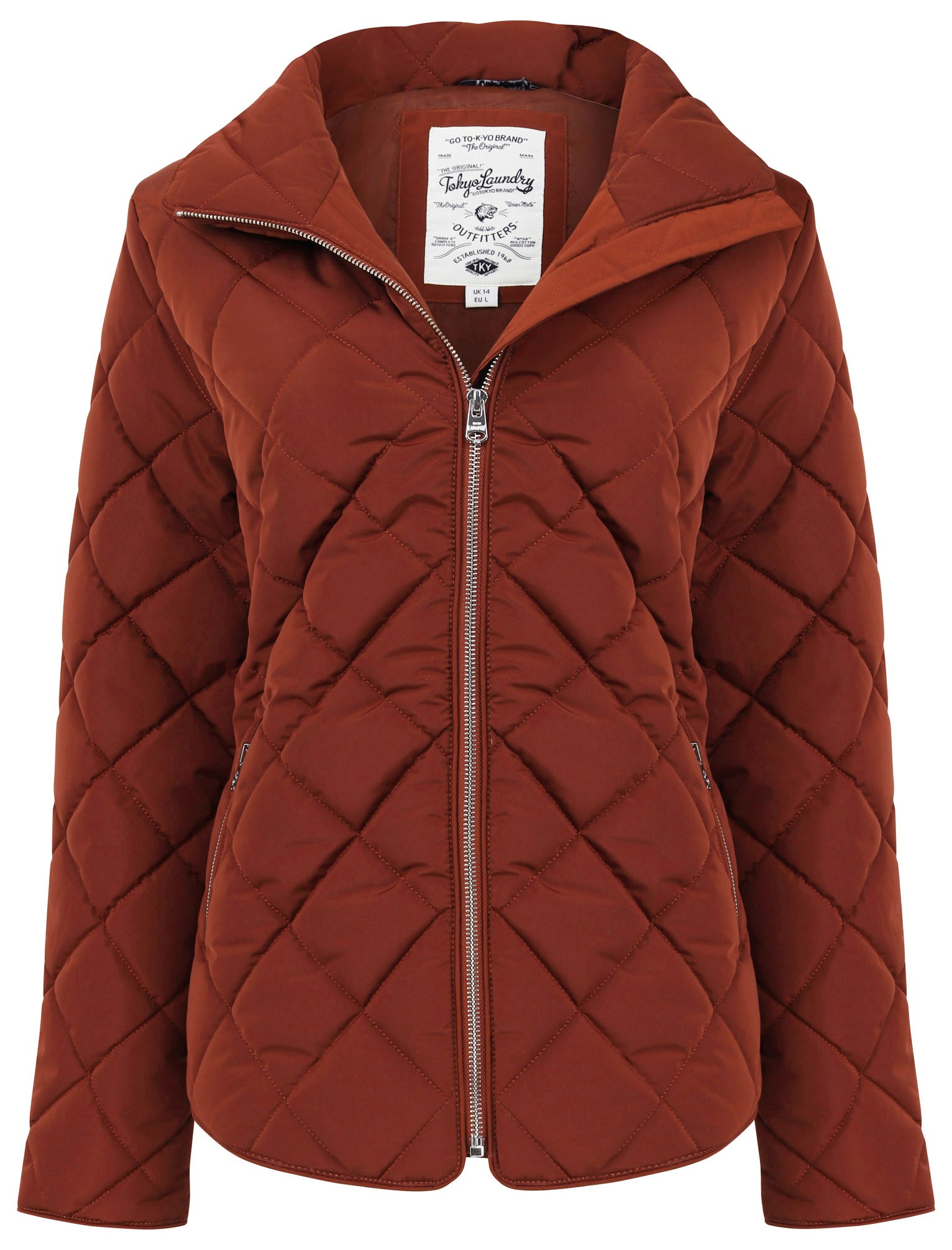 Tokyo laundry quilted sales jacket