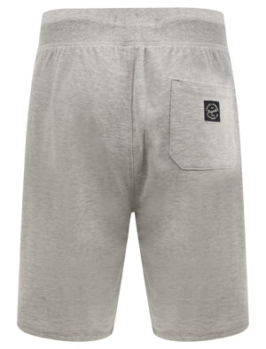 Malibu Surf Jogger Shorts with Tape Detail In Light Grey Marl - Tokyo Laundry