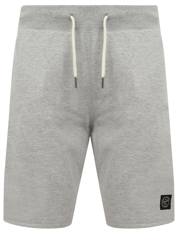 Milwaukie Basic Jogger Shorts in Light Grey Marl - Tokyo Laundry