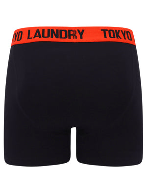 Northington 2 (2 Pack) Boxer Shorts Set in High Risk Red / Allure Blue - Tokyo Laundry
