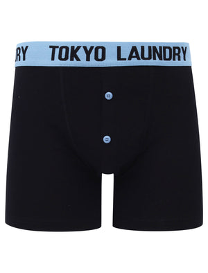 Northington 2 (2 Pack) Boxer Shorts Set in High Risk Red / Allure Blue - Tokyo Laundry