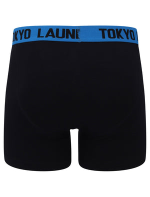 Northington 2 (2 Pack) Boxer Shorts Set in Maize Yellow / Jet Blue - Tokyo Laundry