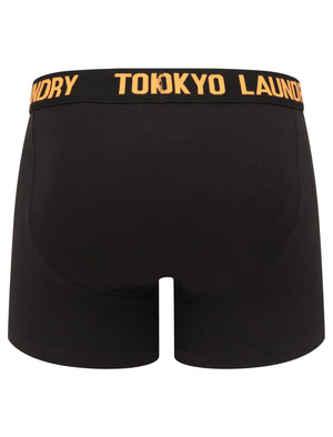Parkfields (2 Pack) Boxer Shorts Set in Sachet Pink / Blazing Orange - Tokyo Laundry