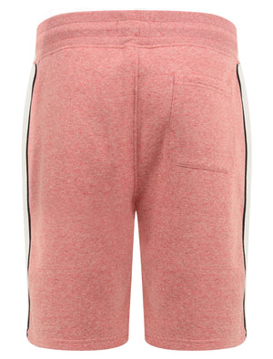 Pebble Beach Grindle Jogger Shorts with Side Panels in Washed Red - Tokyo Laundry