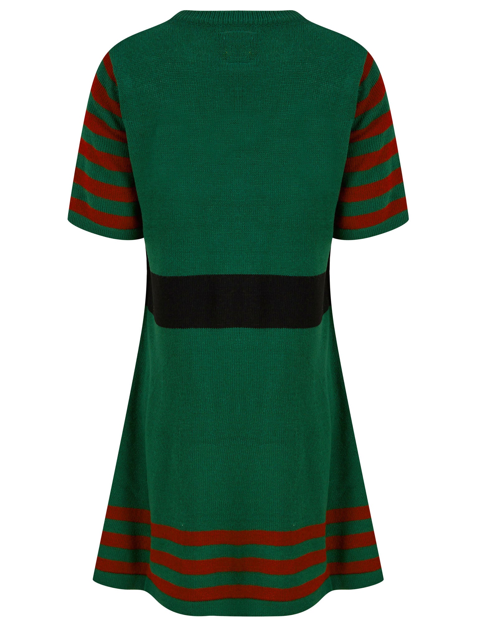 Women's Elf Dress Novelty Knitted Christmas Jumper Skater Dress in Gre Tokyo Laundry Women's Elf Dress Novelty Knitted Christmas Jumper Skater Dress in Gre Tokyo Laundry