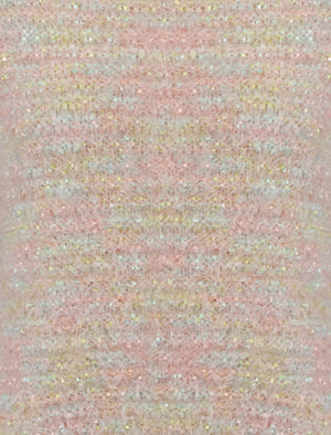 Womens Amara Reya Sweet Pea Crew Neck Jumper in Scallop Shell and Multicolour Twist