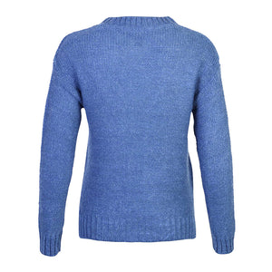 Amara Reya Bitter Sweet cable knit jumper in blue