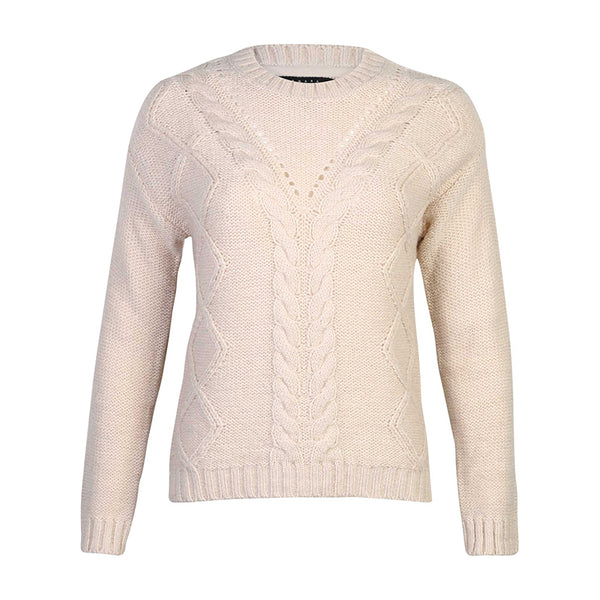 Amara Reya Bitter Sweet cable knit jumper in cream