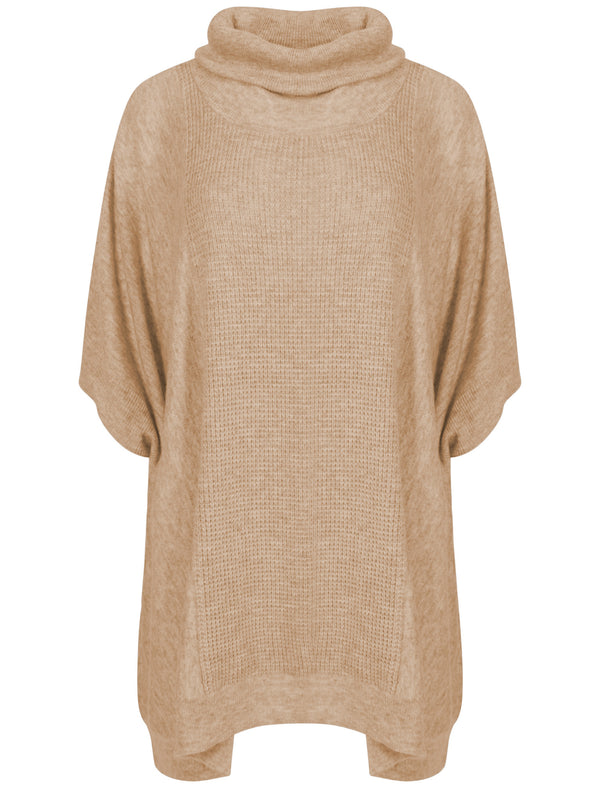 Amara Reya Camilla camel poncho