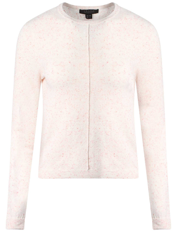 Amara Reya Pink flecked front seam jumper