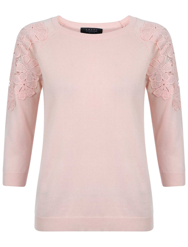 Amara Reya Paloma pink jumper