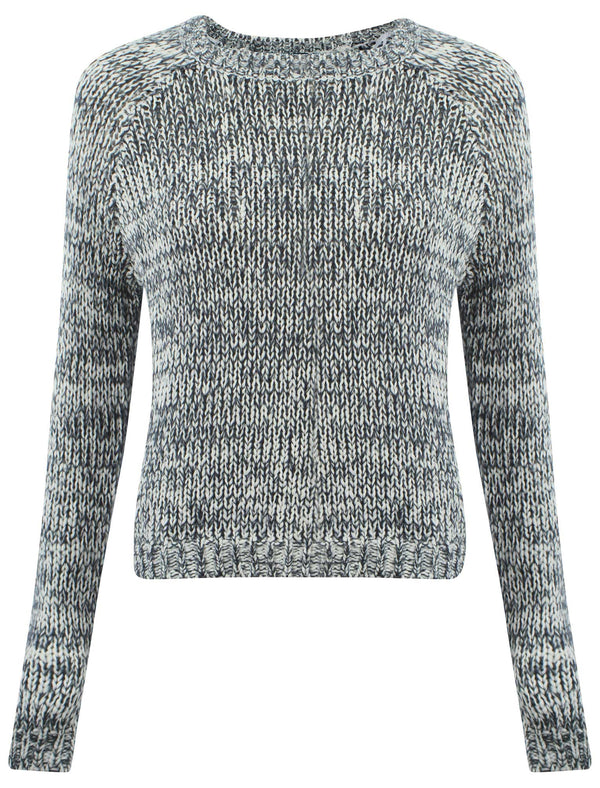 Amara Reya Trumpet Flower navy jumper