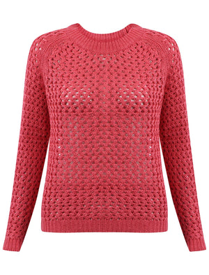 Amara Reya Vervain pink jumper