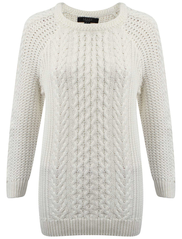 Amara Reya Violet white jumper