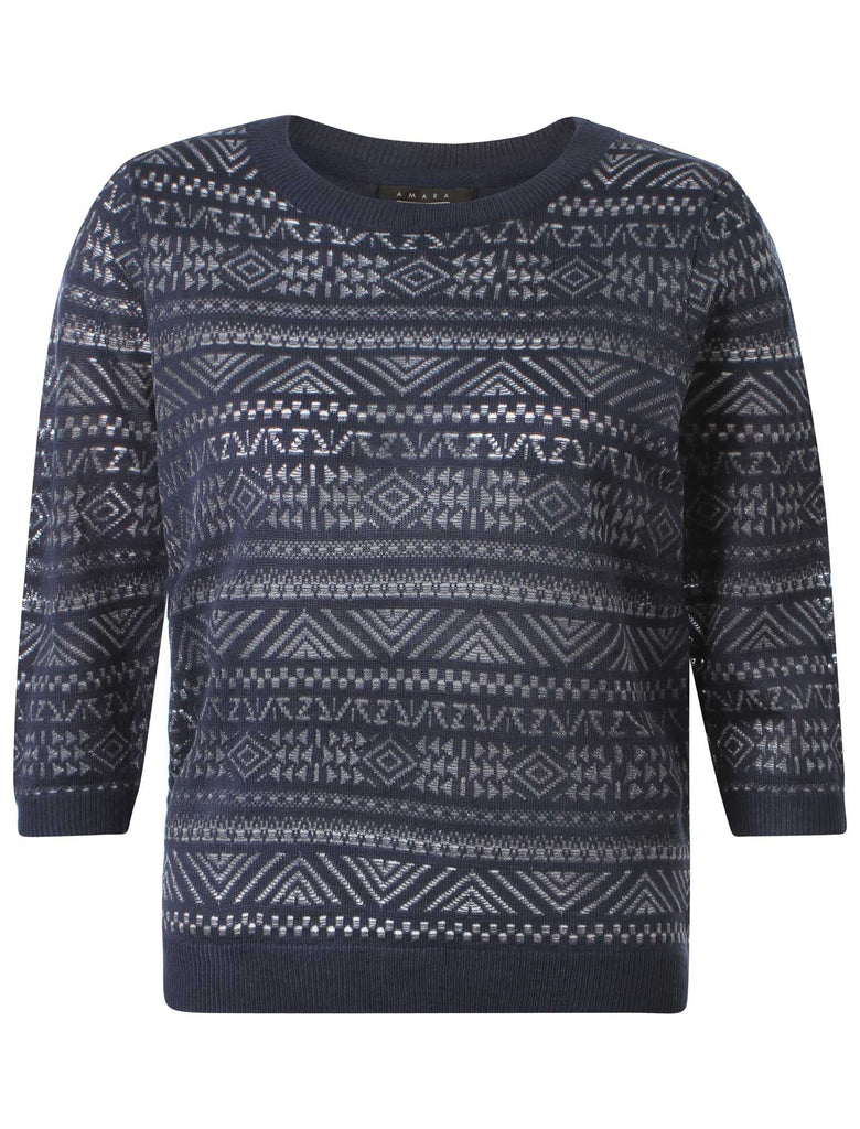 Amara Reya Clover Navy Jumper – Tokyo Laundry