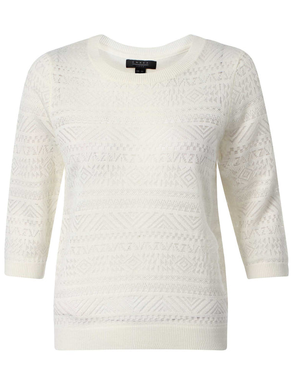 Amara Reya  Clover White Jumper