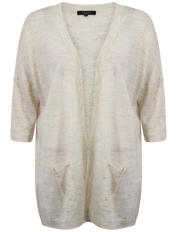 Amara Reya Wild Buckwheat white cardigan