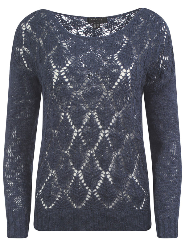 Amara Reya Black Medic navy jumper