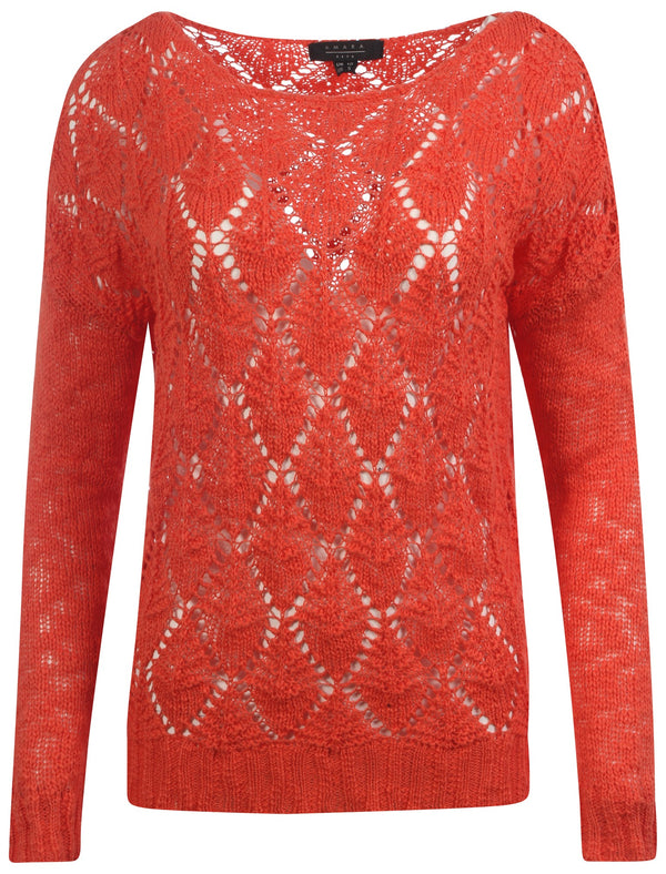 Amara Reya Black Medic orange jumper