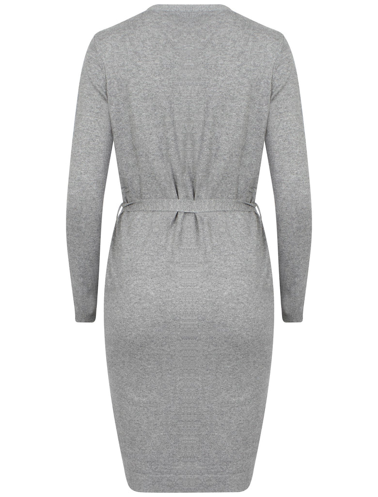 Amara Reya Coati grey long belted cardigan – Tokyo Laundry