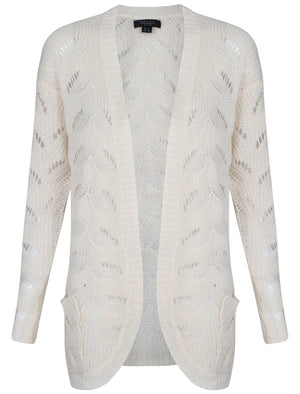 Womens Amara Reya Lilac Cardigan in cream