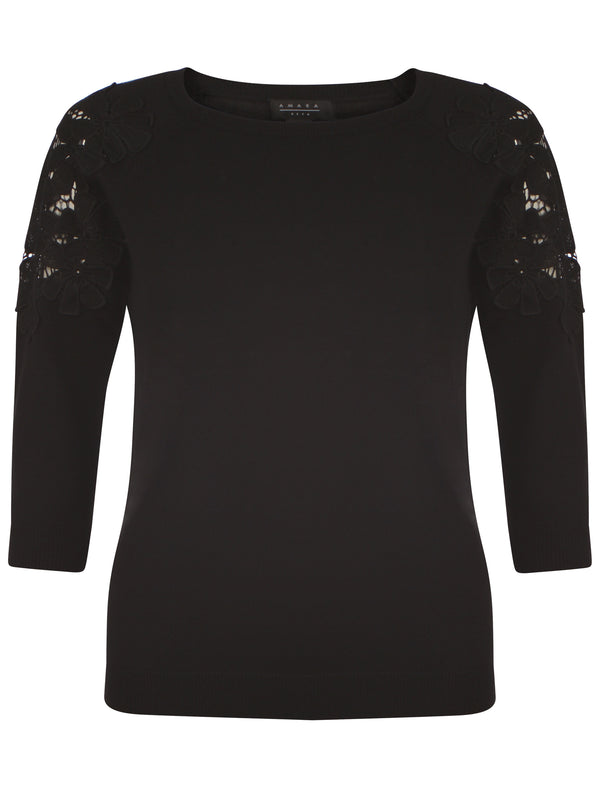Amara Reya Paloma black jumper