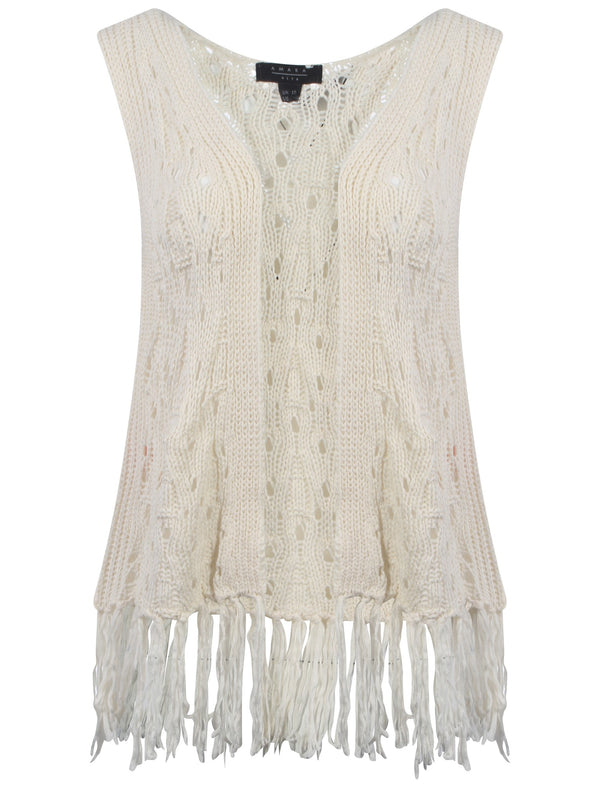 Amara Reya Patti white cardigan