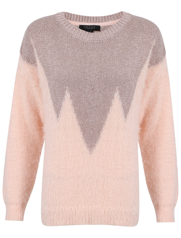 Periwinkle Womens Jumper in Scallop Shell - Amara Reya