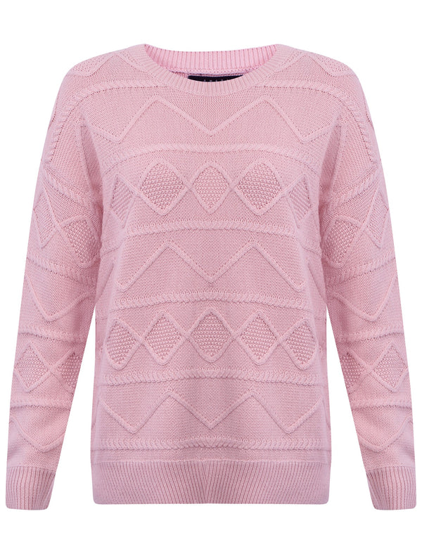 Amara Reya Yarrow pink jumper
