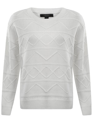 Amara Reya Yarrow white jumper