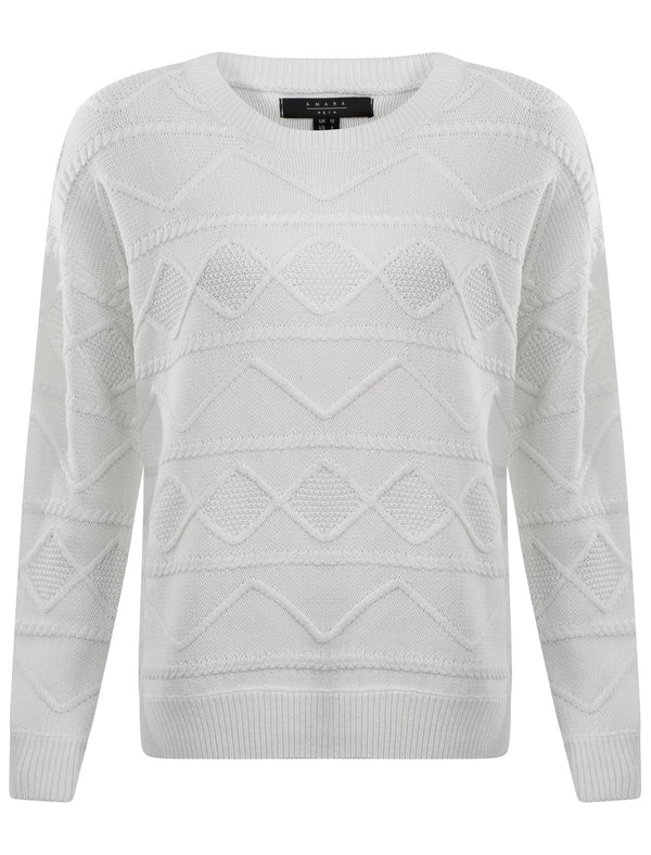 Amara Reya Yarrow white jumper