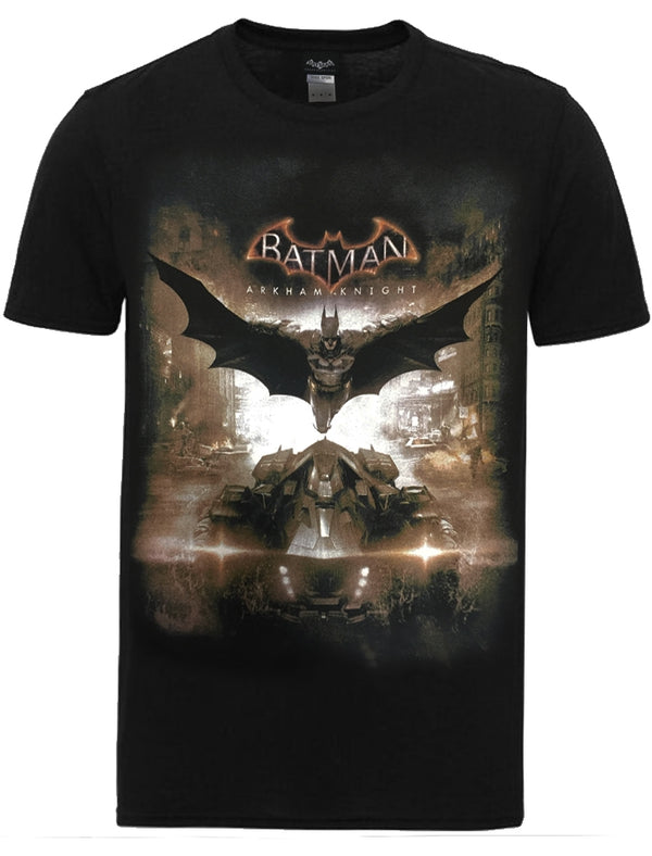 Batman Car 4 DC Graphic Crew Neck T-Shirt in Black