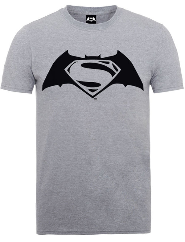 Batman & Superman DC Graphic T-Shirt in Grey Marl