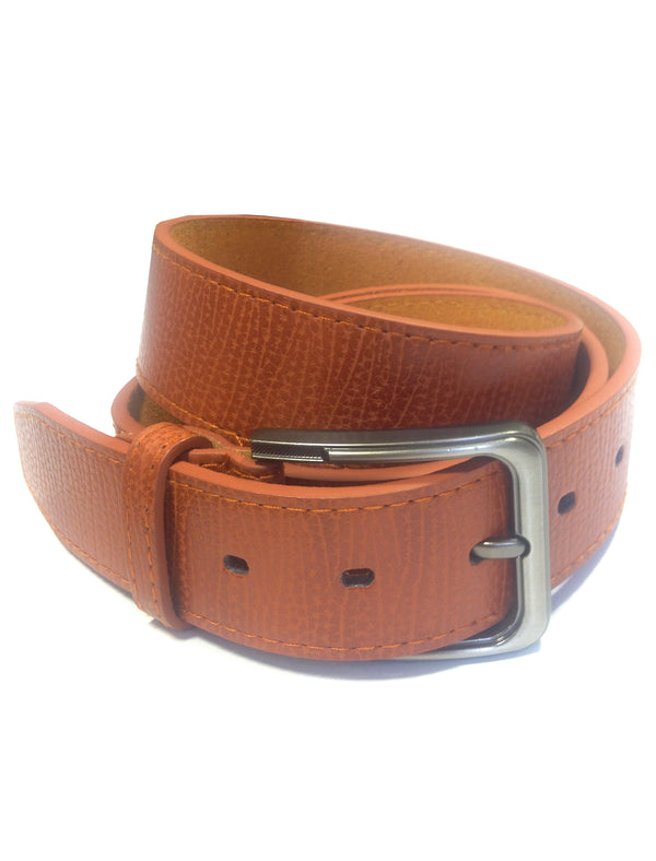 Mens Max Leather Belt in Tan