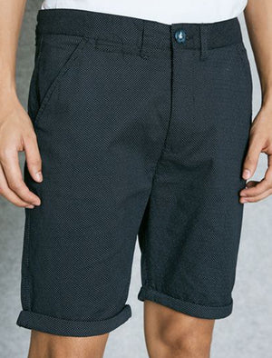 Bayswater Polka Dot Chino Shorts in Navy
