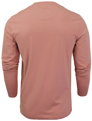 Lemar Long Sleeve Top with Motif in Pink