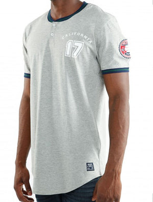 Mantle Baseball T-Shirt in Light Grey