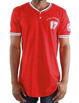 Mantle Baseball T-Shirt in Red