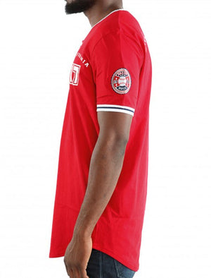 Mantle Baseball T-Shirt in Red