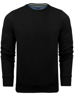 JonesO Crew Neck Sweatshirt in Black
